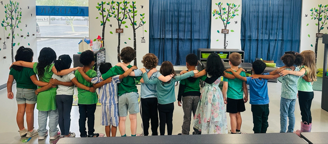 Children learning and playing at Little Sprout Preschool